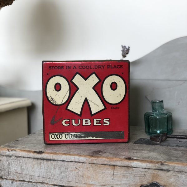 Vintage OXO Tin Candle – Lime, Basil and Mandarin