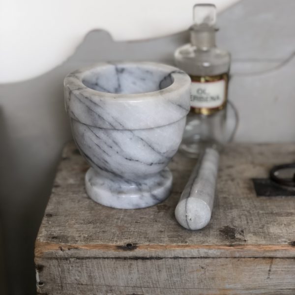 Heavy Marble Pestle and Mortar