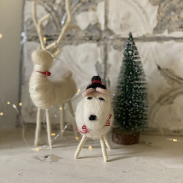 CUTE WOOLEN REINDEER AND DOGGY