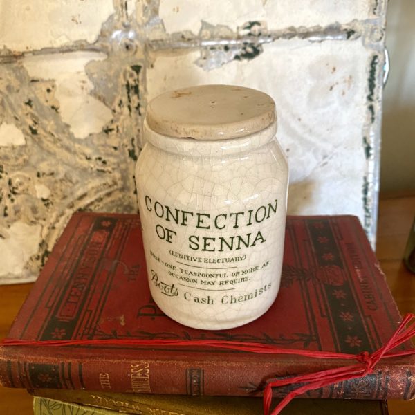 Rare Antique Boots Cash Chemist Senna Pot