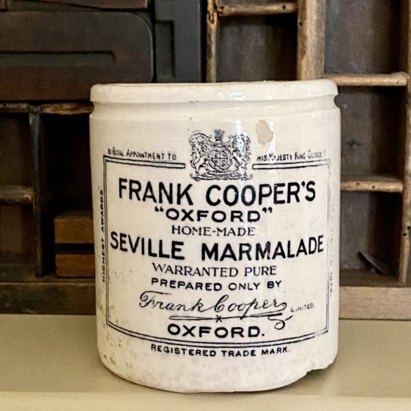 VINTAGE FRANK COOPER MARMALADE POT CANDLE – DARJEELING & TEA ROSE