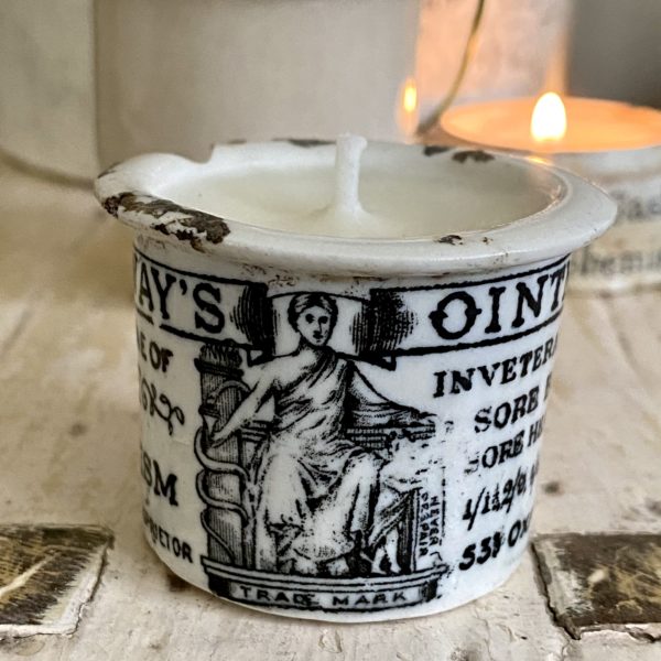 Rare Vintage Holloway’s Pot Candle – Melon & Cucumber