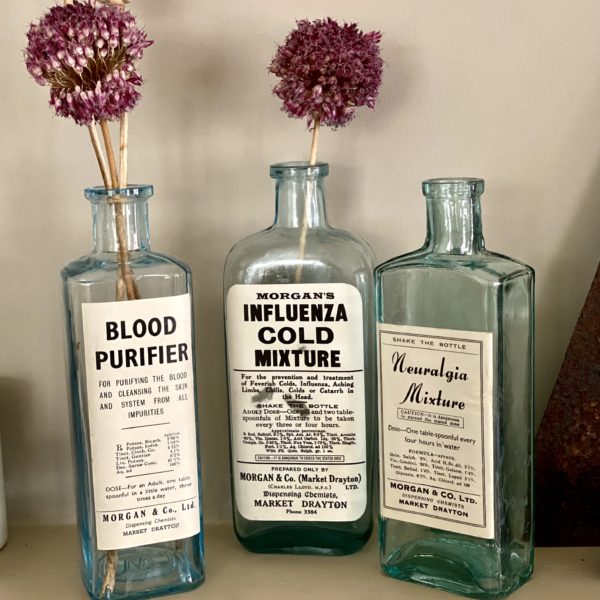Rare antique Medicine Bottles