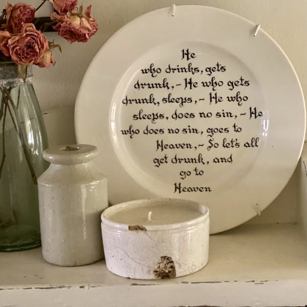 QUIRKY POTTERY PLATE
