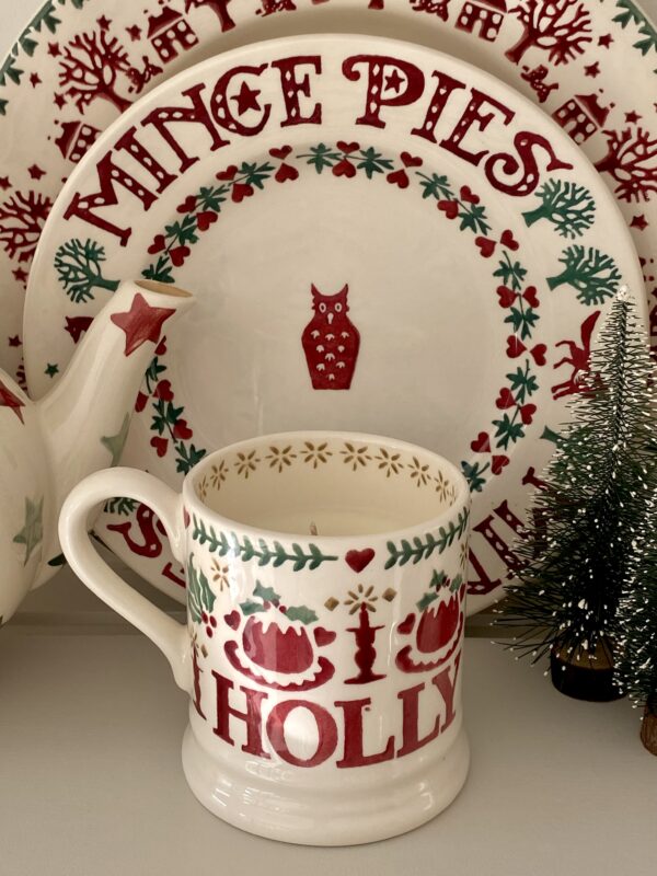 Emma Bridgewater Jolly Christmas mug candles